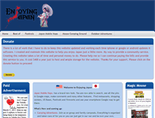 Tablet Screenshot of enjoyingjapan.com